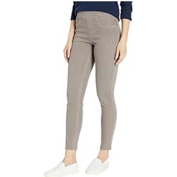 SPANX Jean-ish Ankle Leggings Earthy Taupe Sz LG - Picture 1 of 8